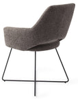 Polsterstuhl Yanai Crossgestell, dunkelgrau