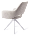 Drehstuhl Yanai mit Armlehne, hellgrau