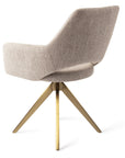 Drehstuhl Yanai Gold Matt, beige