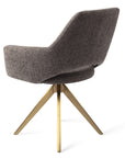 Drehstuhl Yanai Gold Matt, dunkelgrau