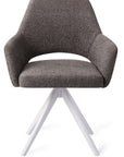 Drehstuhl Yanai mit Armlehne, dunkelgrau