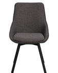 Polsterstuhl Lida, dunkelgrau
