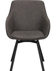 Polsterstuhl Lida mit Armlehne, Kunstleder