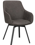 Polsterstuhl Lida mit Armlehne, Kunstleder