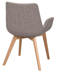 Polsterstuhl Athina, grau | Eiche geölt