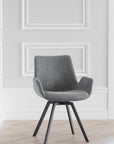 Polsterstuhl Paros, grau