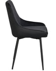 Polsterstuhl Stella, Schwarz