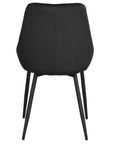 Polsterstuhl Stella, Schwarz