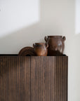Highboard, braun