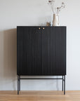 Highboard, schwarz