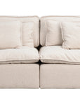 Lounge Sofa Boucle 3-Sitzer, hellbeige