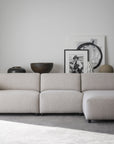 Ecklounge Sofa, Boucle beige