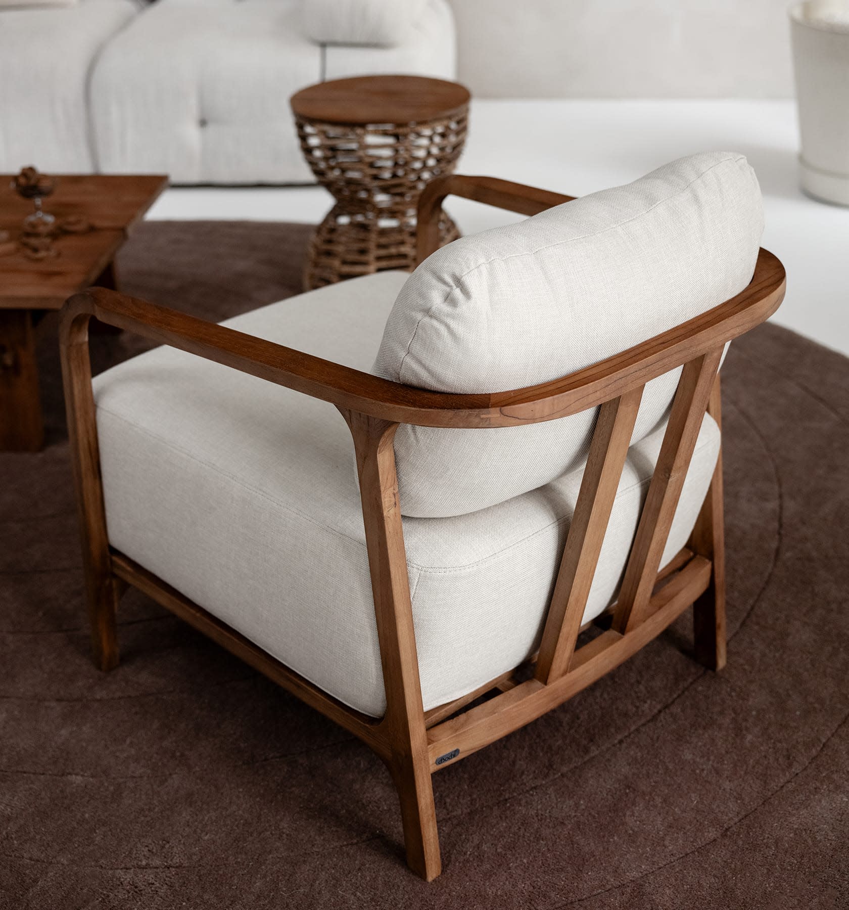 Loungechair Classy, creme