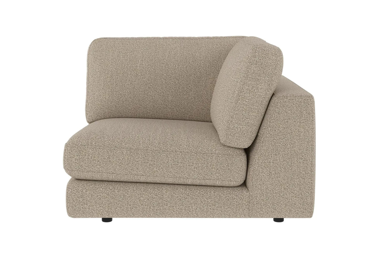 Loungesofa Eckmodul, dunkelbeige