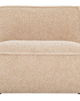 Loungechair Boucle, beige-braun