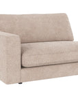 Loungesofa Modul Ecke links, hellbeige