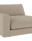 Chaiselongue Ecke links, dunkelbeige