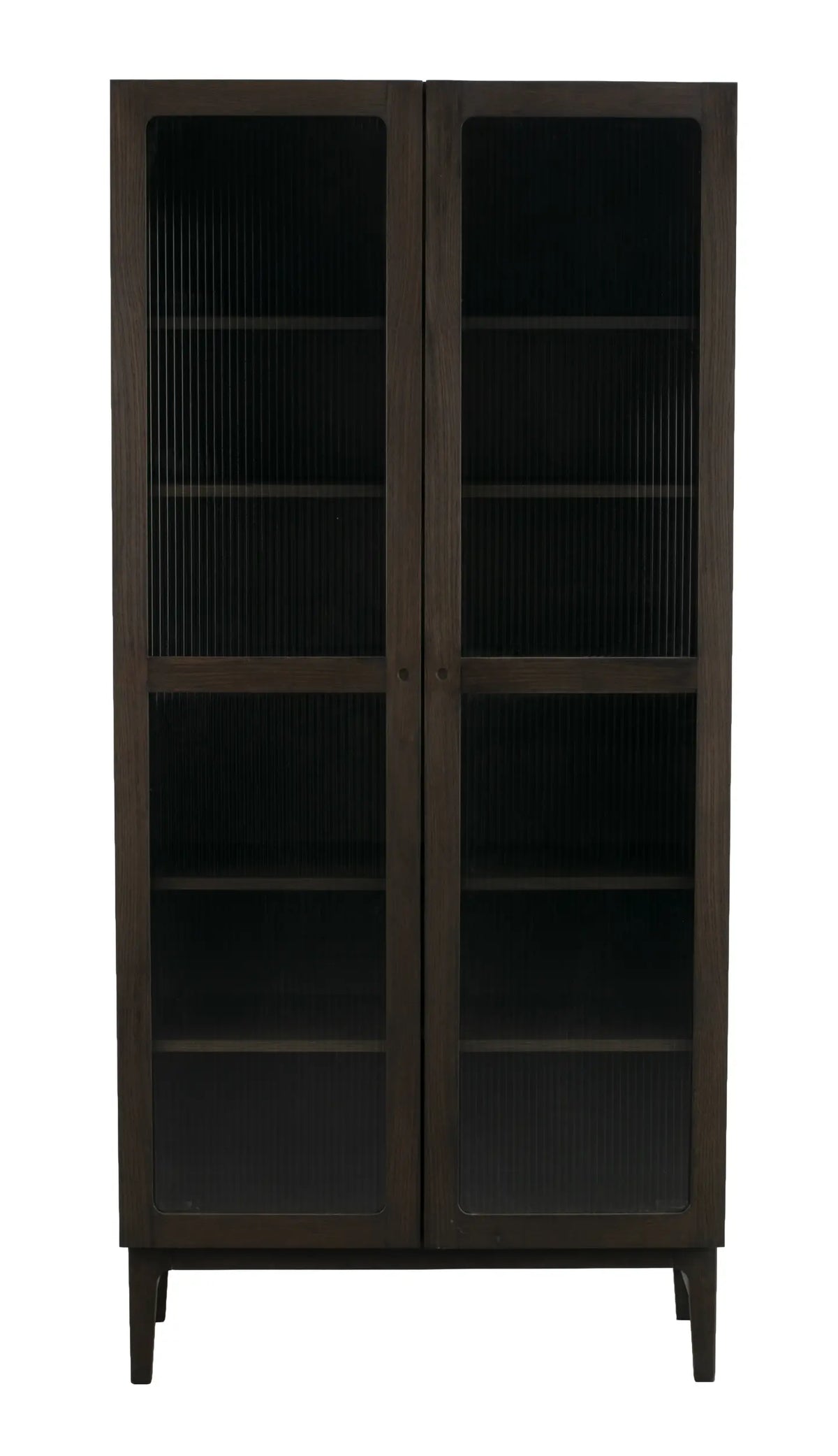 Vitrinenschrank H200cm, braun
