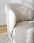 Loungechair Rhoda, hell-beige