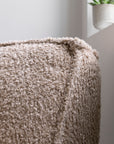 Loungechair Boucle, beige-braun