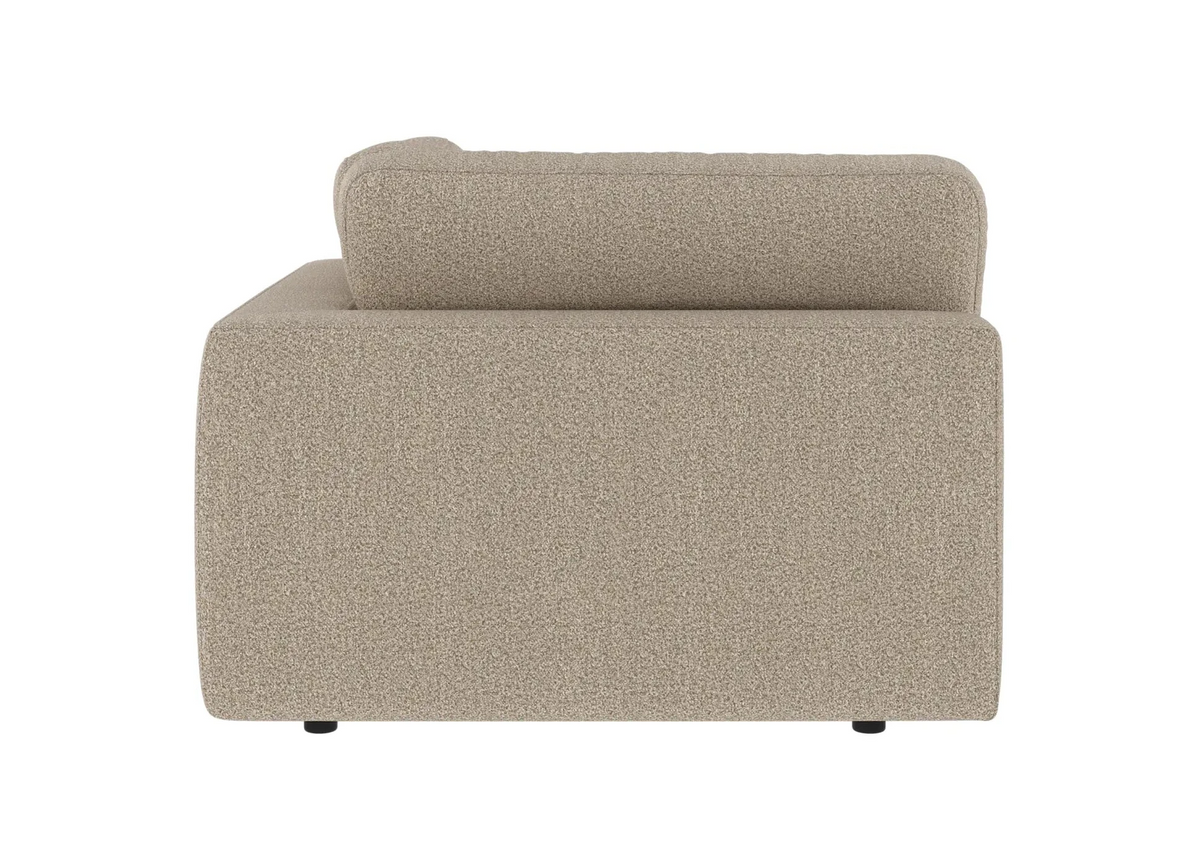 Loungesofa Eckmodul, dunkelbeige