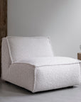 Loungechair Boucle, cremefarben