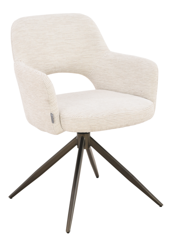 Drehstuhl Cloe, creme