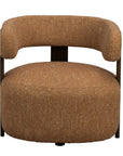 Loungechair safran, Eiche braun