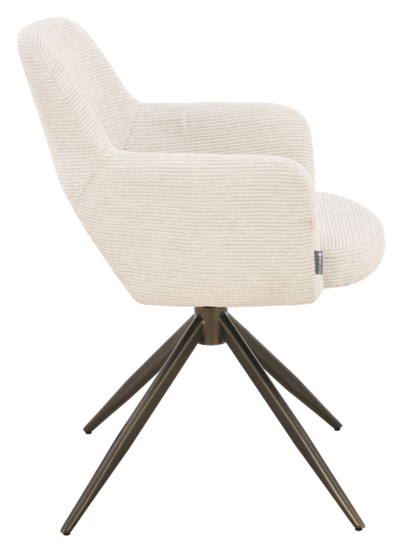 Drehstuhl Cloe, creme