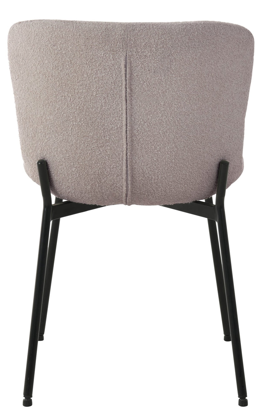 Polsterstuhl Malia Boucle, beige