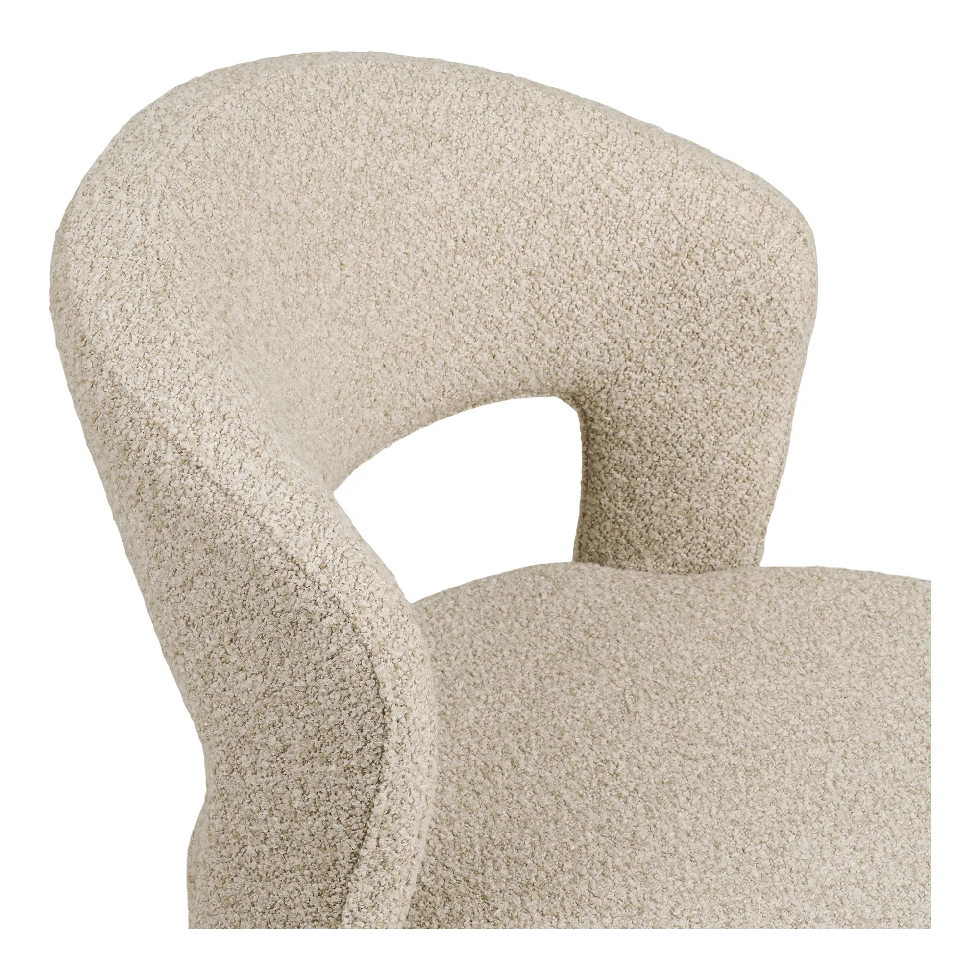 Polsterstuhl Boucle, beige
