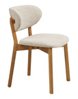 Polsterstuhl Eiche, beige