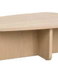 Coffeetable oval 90x60cm, Eiche hell