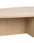 Coffeetable oval 120x70cm, Eiche hell