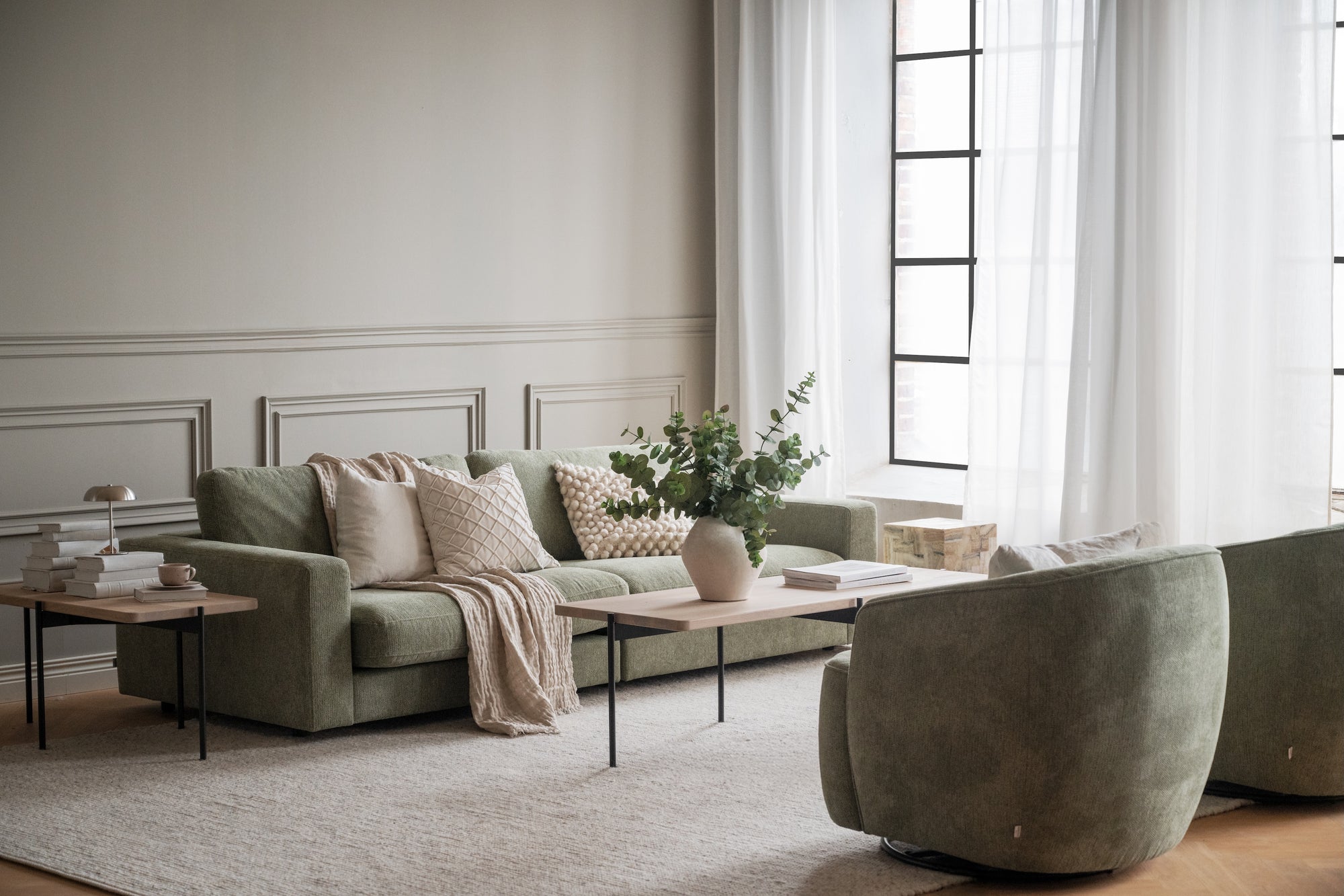 Chaiselongue Ecke rechts, grün