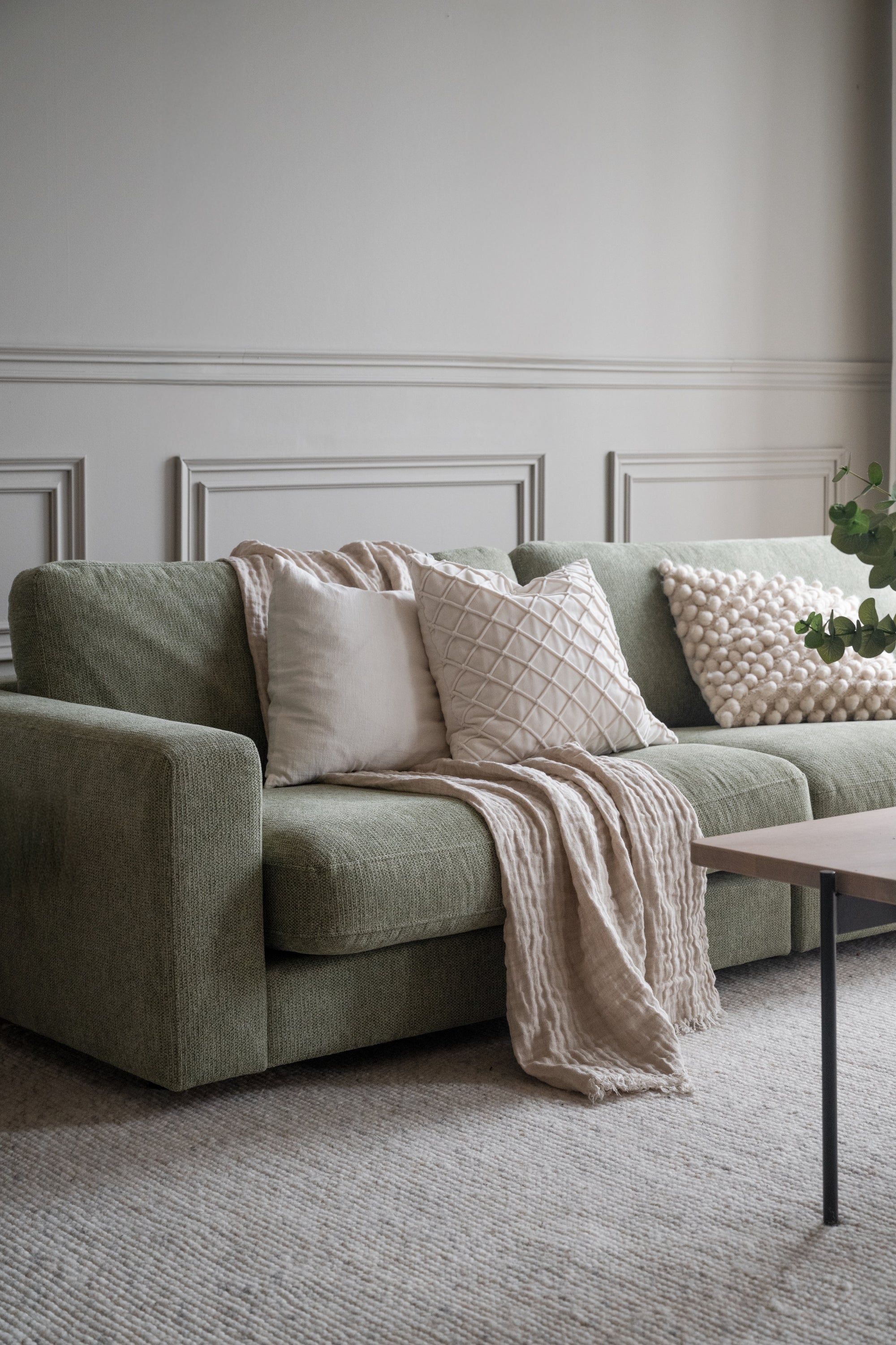 Loungesofa Modul Ecke links, grün