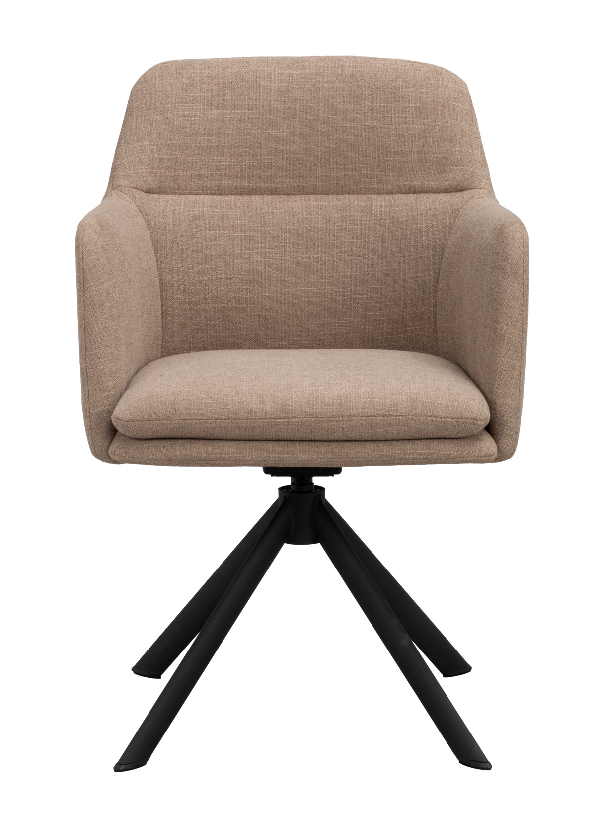 Polsterstuhl Gladstone, braun-beige
