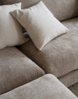 Chaiselongue Ecke links, hellbeige