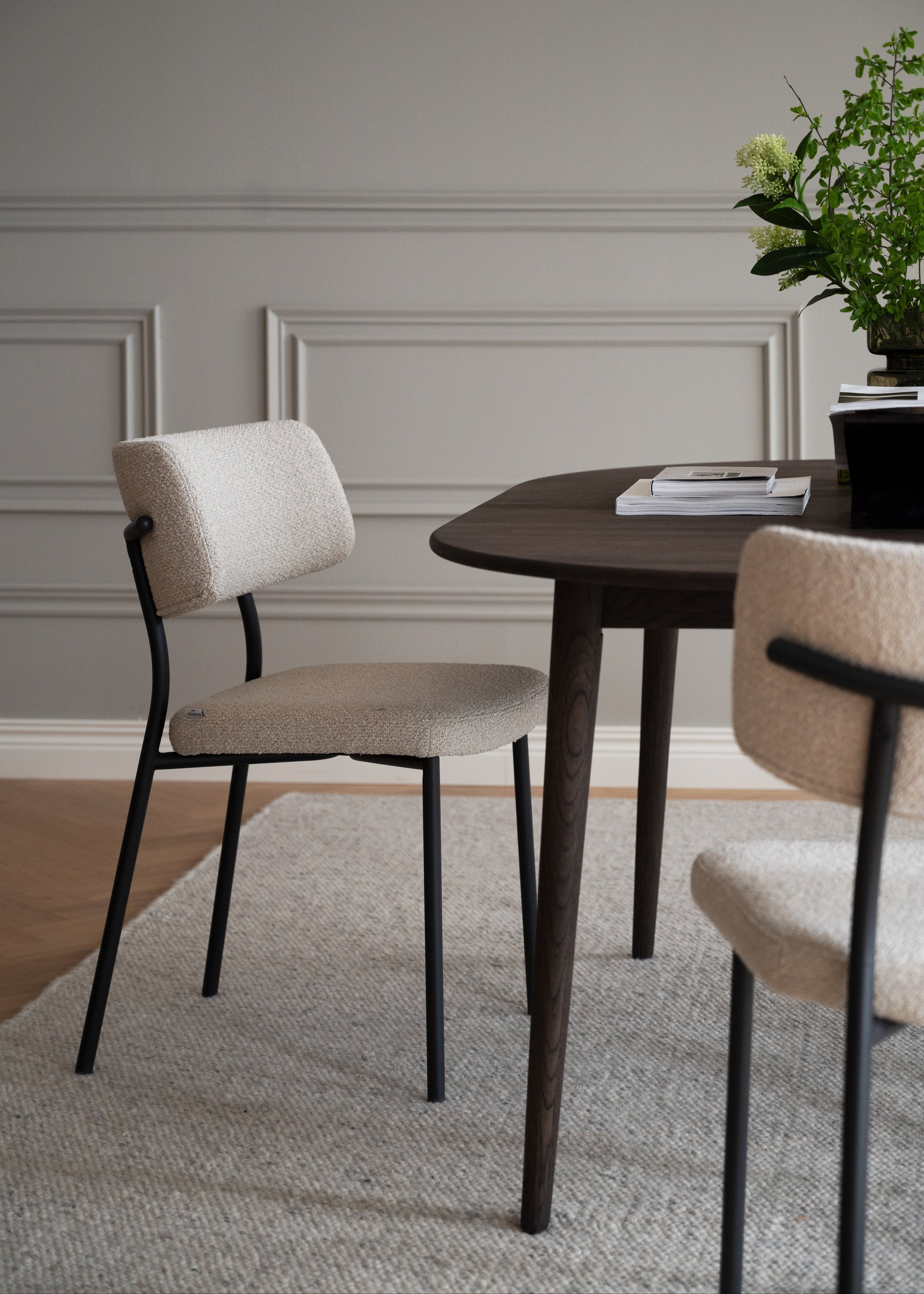 Polsterstuhl Hera, beige