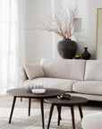 Lounge Sofa Corwin 3-Sitzer, hell-beige