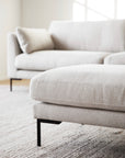 Ecksofa Corwin 3-Sitzer, hell-beige