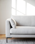 Lounge Sofa Corwin 3-Sitzer, hell-beige
