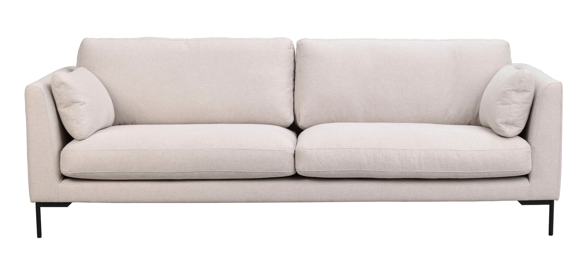 Lounge Sofa Corwin 3-Sitzer, hell-beige