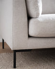 Lounge Sofa Corwin 3-Sitzer, hell-beige