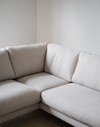 Ecksofa Corwin 3-Sitzer, hell-beige