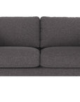 Lounge Sofa Corwin 2,5-Sitzer, anthrazit
