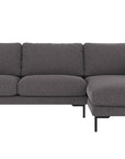 Ecksofa Corwin 3-Sitzer, anthrazit