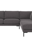 Ecksofa Corwin 5-Sitzer, anthrazit