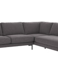 Ecksofa Corwin 5-Sitzer, anthrazit