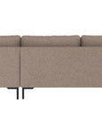 Ecksofa Corwin 3-Sitzer, braun